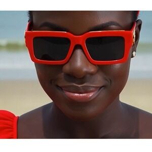 Vintage Luxury Sunglasses Women Fashion Brand Big Frame Sun Glasses  Lentes Muje